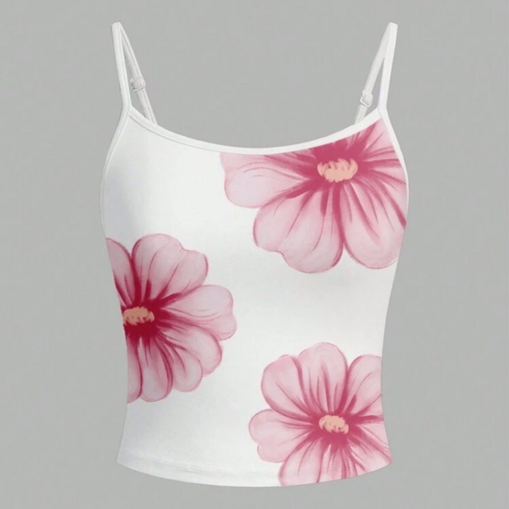 Flower Summer Crop Top